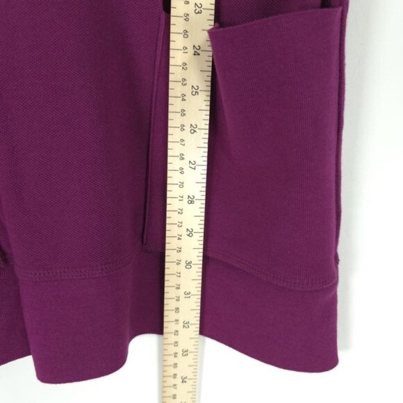 LACOSTE + MALANDRINO Peru Made 🇵🇪 Cowl Nk Short Sleeve Jersey Tunic Dress Sz M - Picture 6 of 11